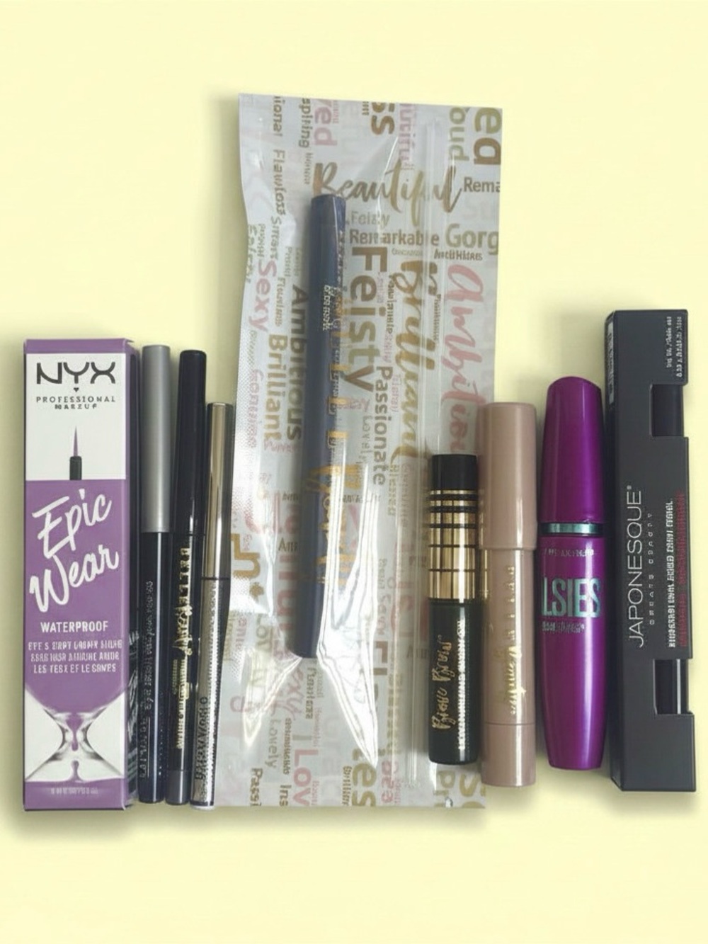 ⚡️9-piece eye makeup bundle (medium/dark brows)